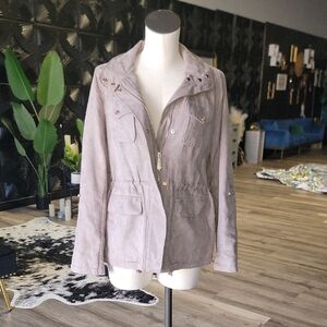 Vince Camuto Taupe Utility Jacket